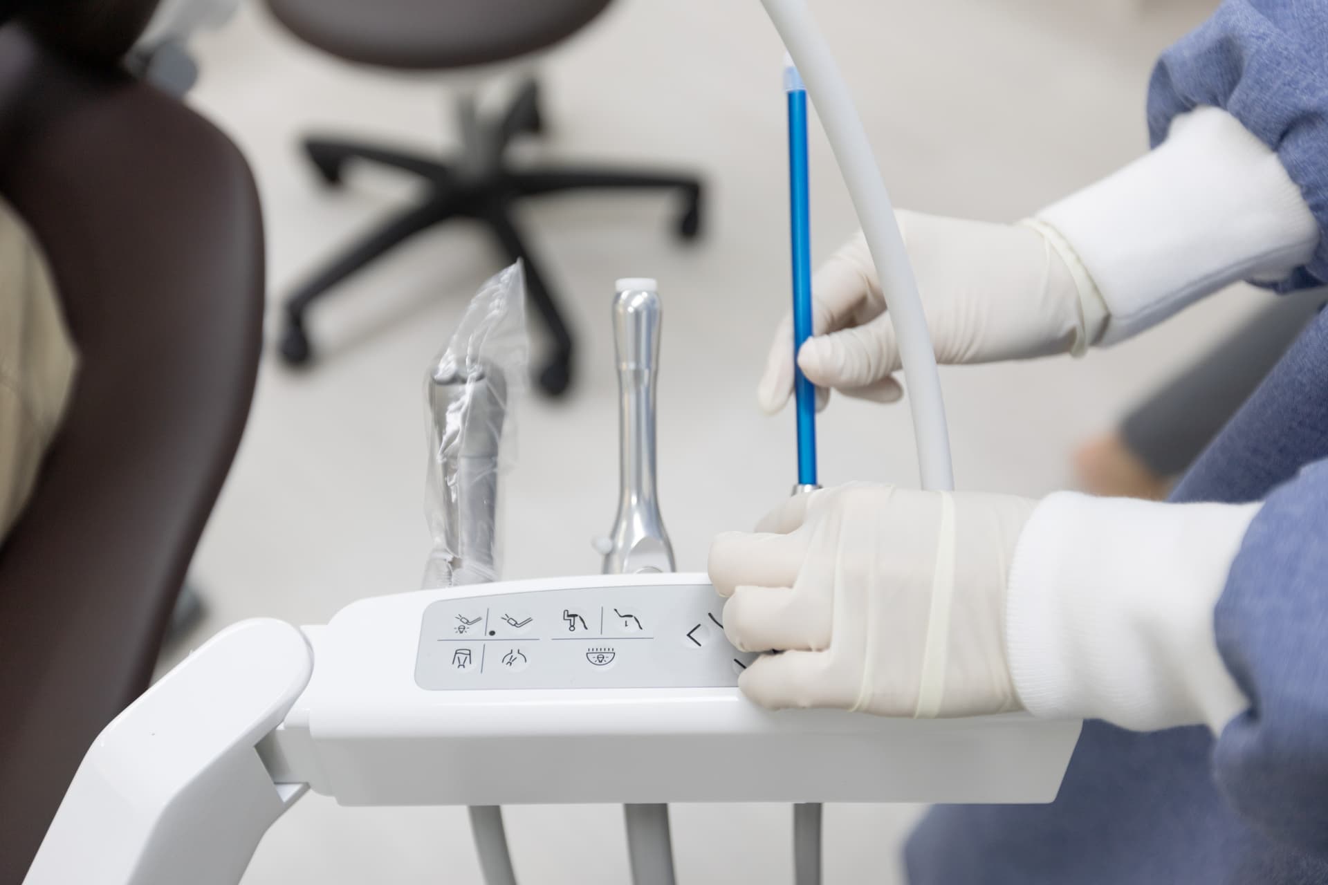 Bright treatment room with large window