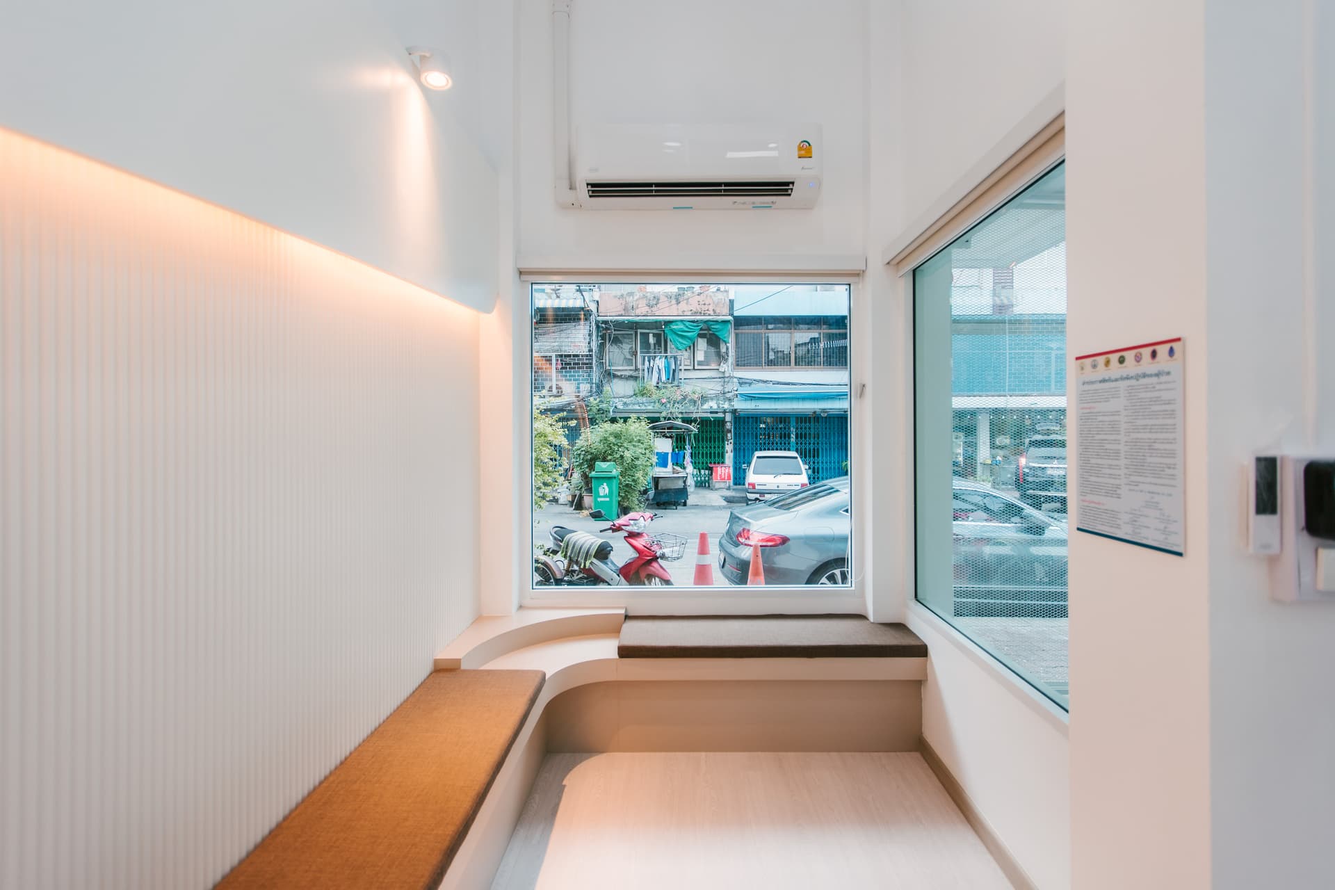 Comfortable waiting area